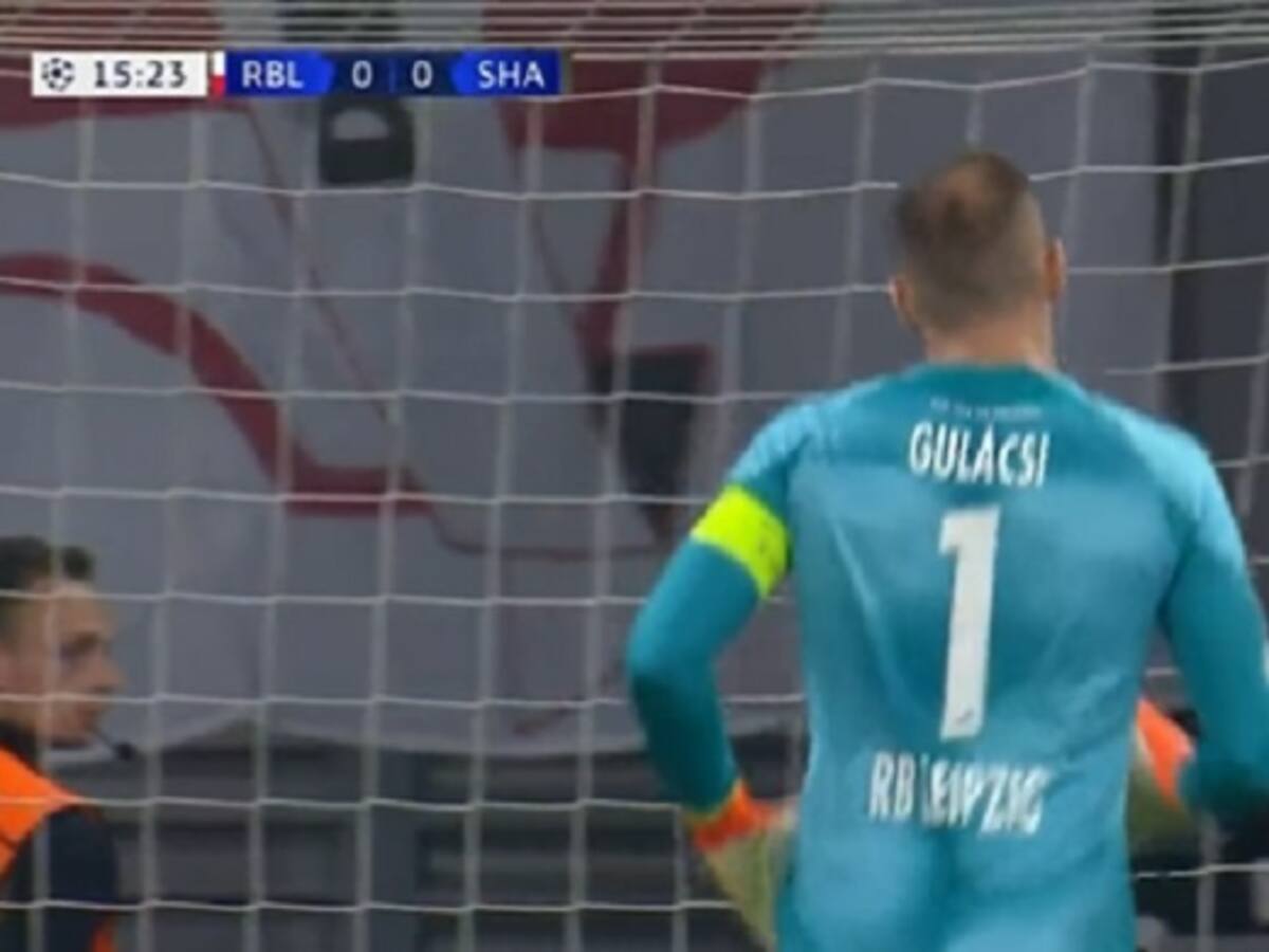 El increíble e inexplicable error del portero del Leipzig en durísima derrota ante el Shakhtar por Champions