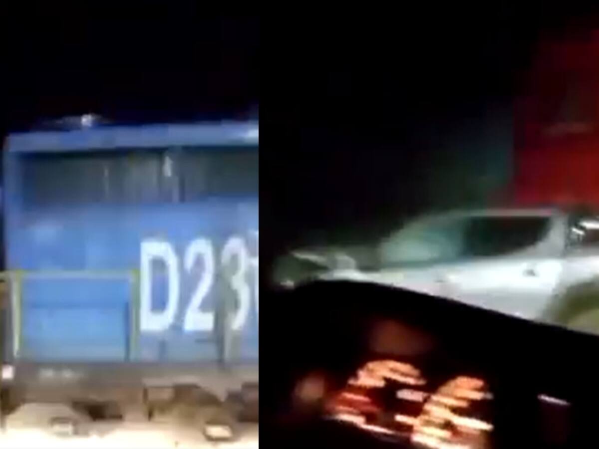 Las duras imágenes del choque de una camioneta con un tren en Paillaco: el chófer del vehículo conducía bajo efectos del alcohol