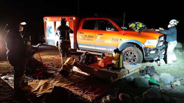 Rescate en el río Maule