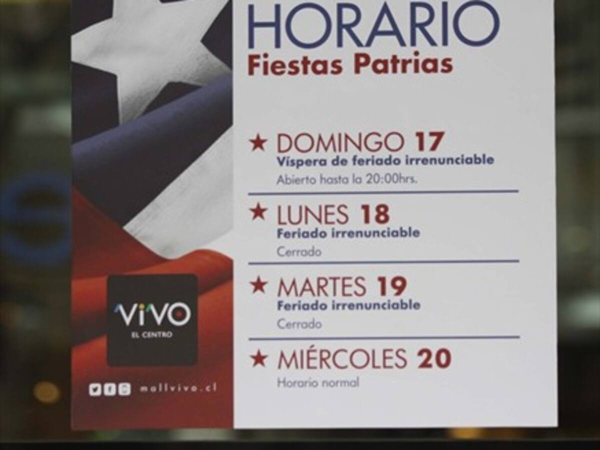 Cayó incumplimiento del feriado obligatorio e irrenunciable durante Fiestas Patrias