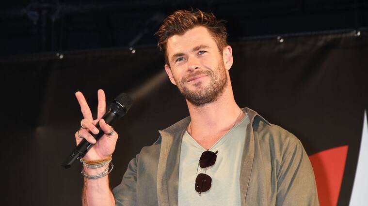 CHIBA, JAPAN - NOVEMBER 23: Chris Hemsworth attends the talk event during the Tokyo Comic Con 2019 at Makuhari Messe on November 23, 2019 in Chiba, Japan. (Photo by Jun Sato/WireImage)