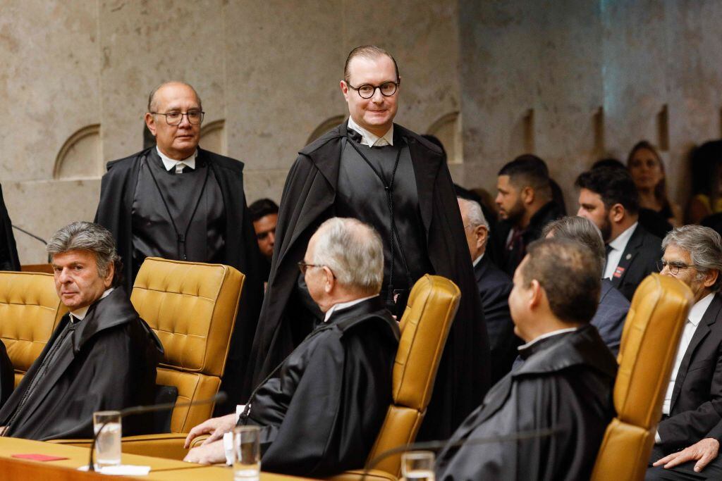 Los ministros del Supremo Tribunal de Brasil en su sede en Brasilia