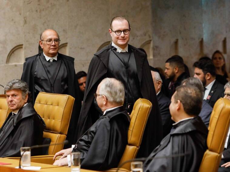 Los ministros del Supremo Tribunal de Brasil en su sede en Brasilia