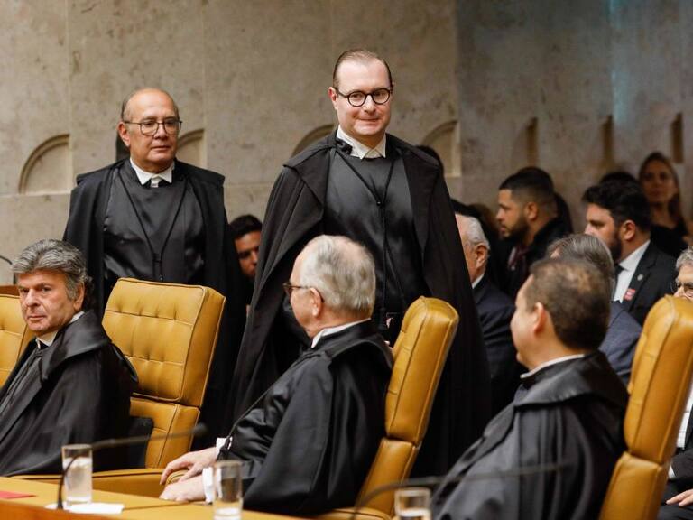 Los ministros del Supremo Tribunal de Brasil en su sede en Brasilia