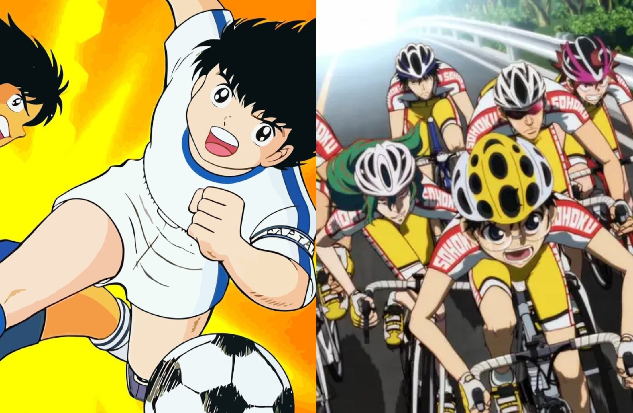 Supercampeones y Yowamushi Pedal