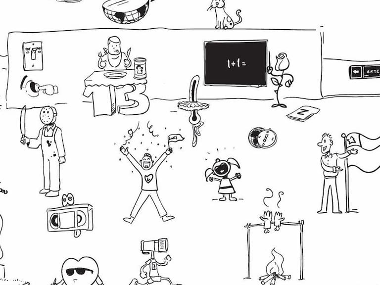 Otra más: Descubre los 26 programas de televisión chilenos escondidos en esta ilustración