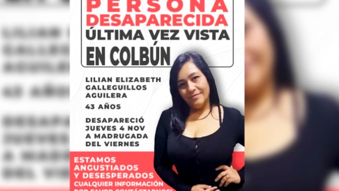 Encuentran cuerpo de mujer desaparecida en el maule