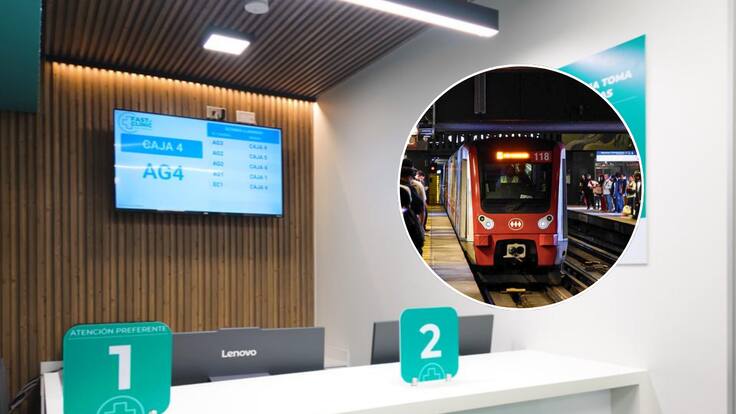 Así son los centros de salud Fast Clinic que se abrieron al interior del Metro de Santiago: si te atiendes en ellos te devuelven el pasaje