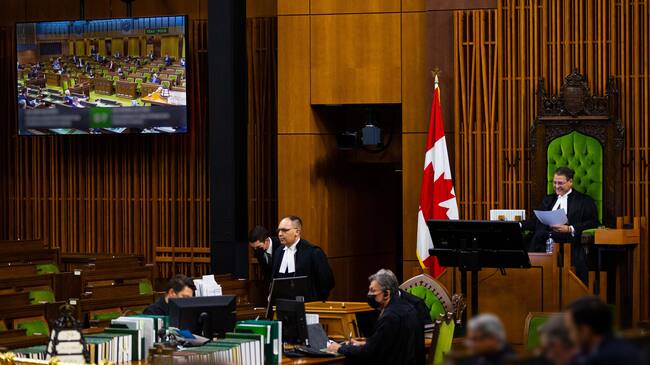 La testera del parlamento de Canadá