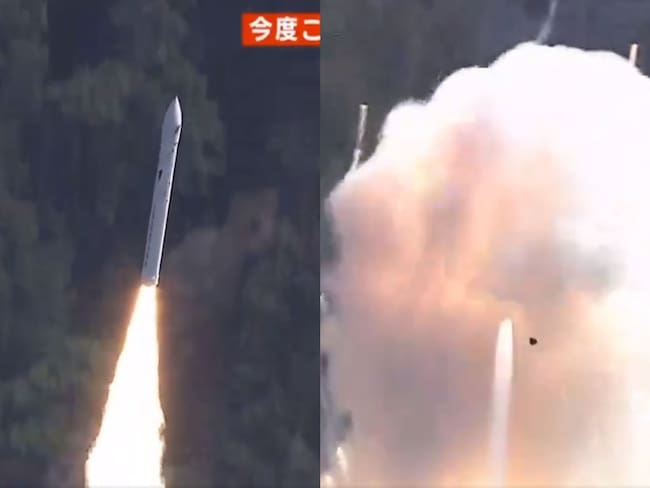 Cohete espacial privado explota tras su despegue en Japón