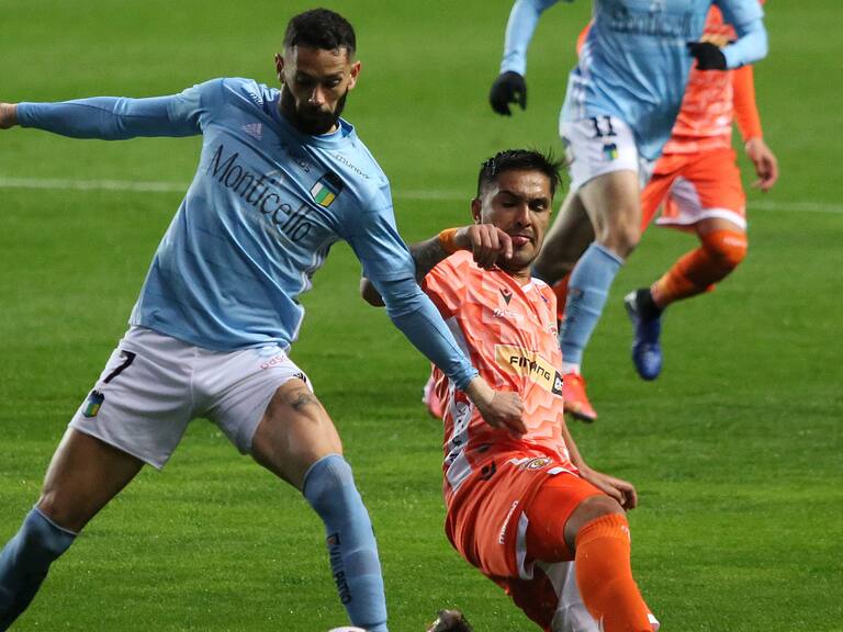 23 DE JUNIO DE 2021/RANCAGUAMarcelo Larrondo (i), durante el partido valido por la ida de la segunda fase de la Copa Chile 2021, entre O'Higgins y Cobreloa, disputado en el Estadio El Teiente.
FOTO: BYRON PEREZ CARVAJAL/AGENCIAUNO
