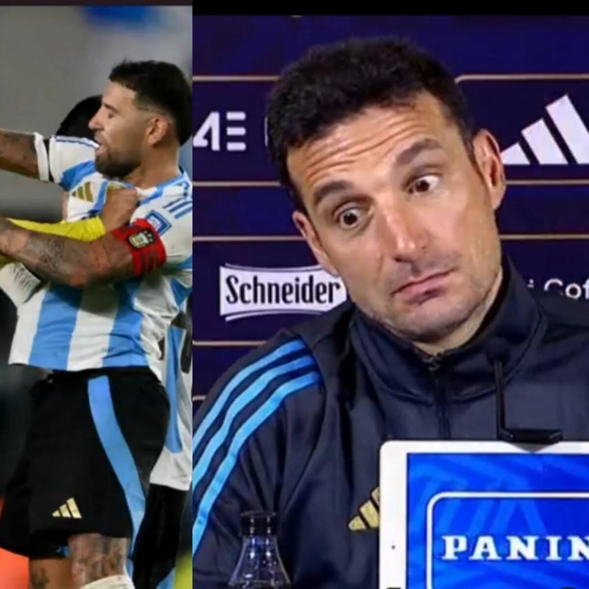 “No te da ni para correr”: jugador de Colombia se burló de Otamendi por su edad y así reaccionó Scaloni