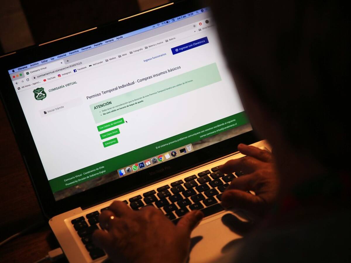 Carabineros reportó nueva falla técnica en su Comisaría Virtual
