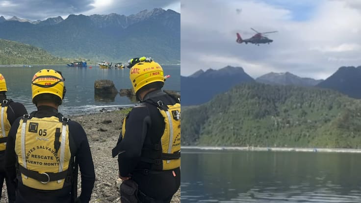 Reportan hundimiento de embarcación salmonera en Estuario de Reloncaví: hay seis trabajadores desaparecidos