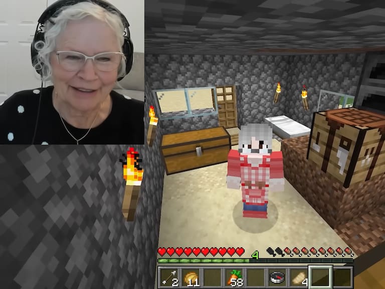 Abuela de 81 años se convierte en youtuber de Minecraft para salvarle la vida a su nieto con cáncer