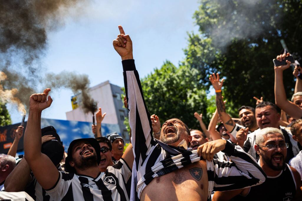 Una completa locura: así explotó el Nilton Santos en Brasil tras la consagración de Botafogo en Copa Libertadores | Getty Images