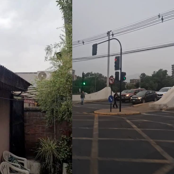 Lluvia en Santiago en pleno diciembre: usuarios comparten imágenes de precipitaciones en distintas comunas de la capital