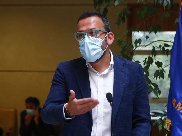 04 DE MARZO DE 2021/VALPARAISOEl diputado Pablo Vidal ofrece un punto de prensa en la Camara de Diputados.
FOTO: LEONARDO RUBILAR CHANDIA/AGENCIAUNO