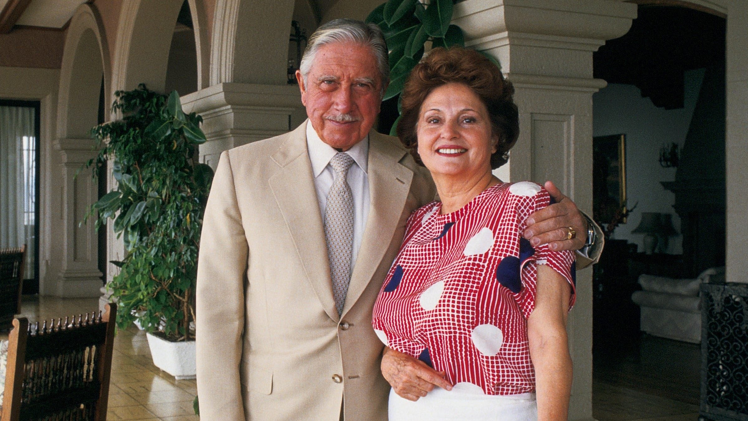 CHILE - FEBRUARY 14: Interview With Augusto Pinochet On February 14th, 1988 In Chile (Photo by Alexis DUCLOS/Gamma-Rapho via Getty Images)