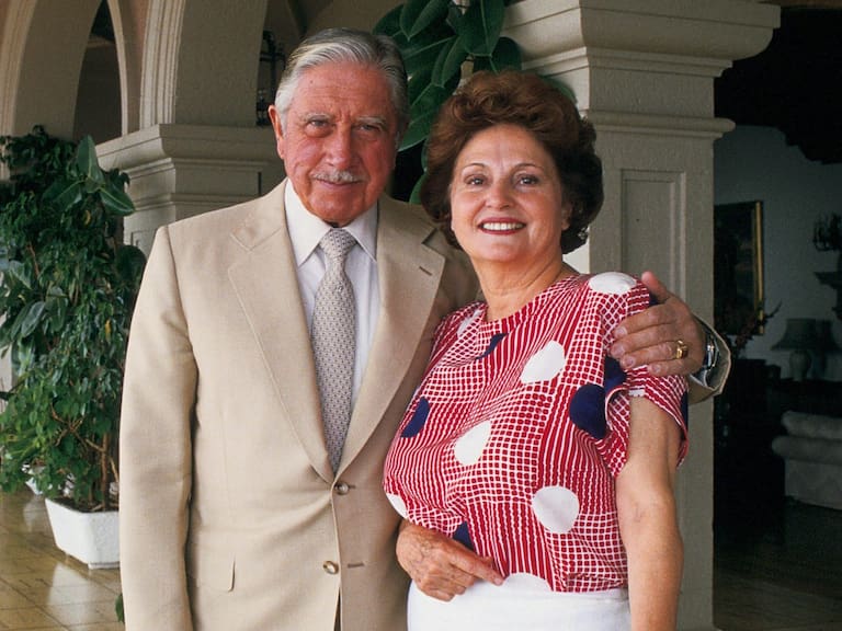CHILE - FEBRUARY 14: Interview With Augusto Pinochet On February 14th, 1988 In Chile (Photo by Alexis DUCLOS/Gamma-Rapho via Getty Images)
