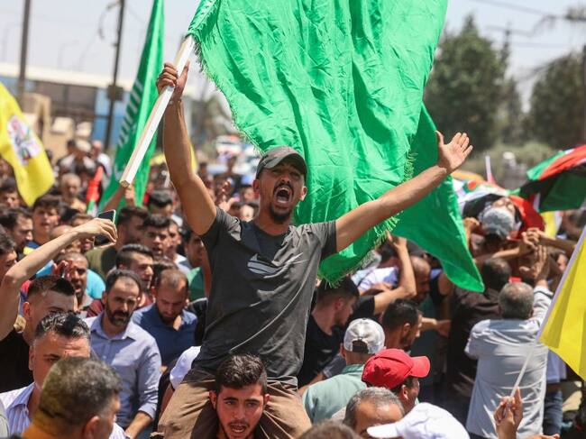 Palestinos protestan por la muerte de joven a manos de soldados israelíes