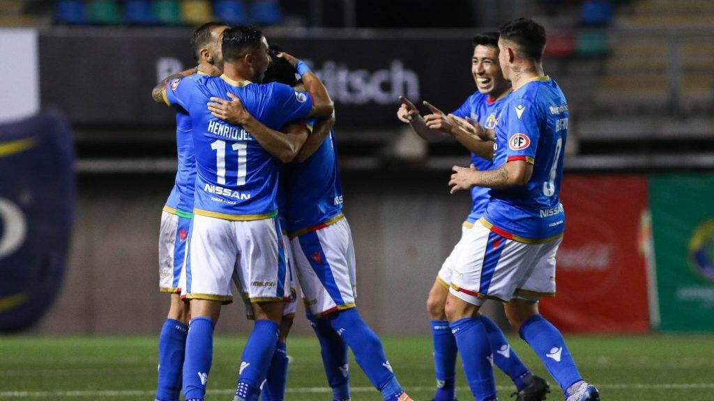 15 DE OCTUBRE DE 2020/SANTIAGOEl jugador Alvaro Delgado marca el dos a uno frente a Ohiggins, durante el partido valido por la fecha 15 del Campeonato Nacional AFP PlanVital 2020, entre Audax Italiano y OÕhiggins, disputado en el Estadio Bicentenario de La Florida.
FOTO: SEBASTIAN ORIA/AGENCIAUNO