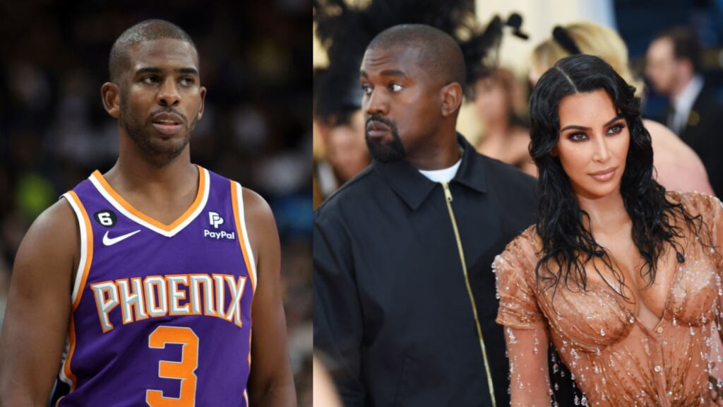 Kanye Wets - Kim Kardashian - Chris Paul