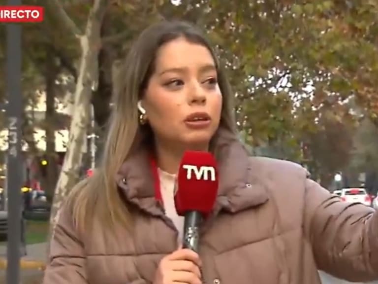 Delincuente irrumpe en transmisión de TVN: periodista quedó sin palabras al ver esto