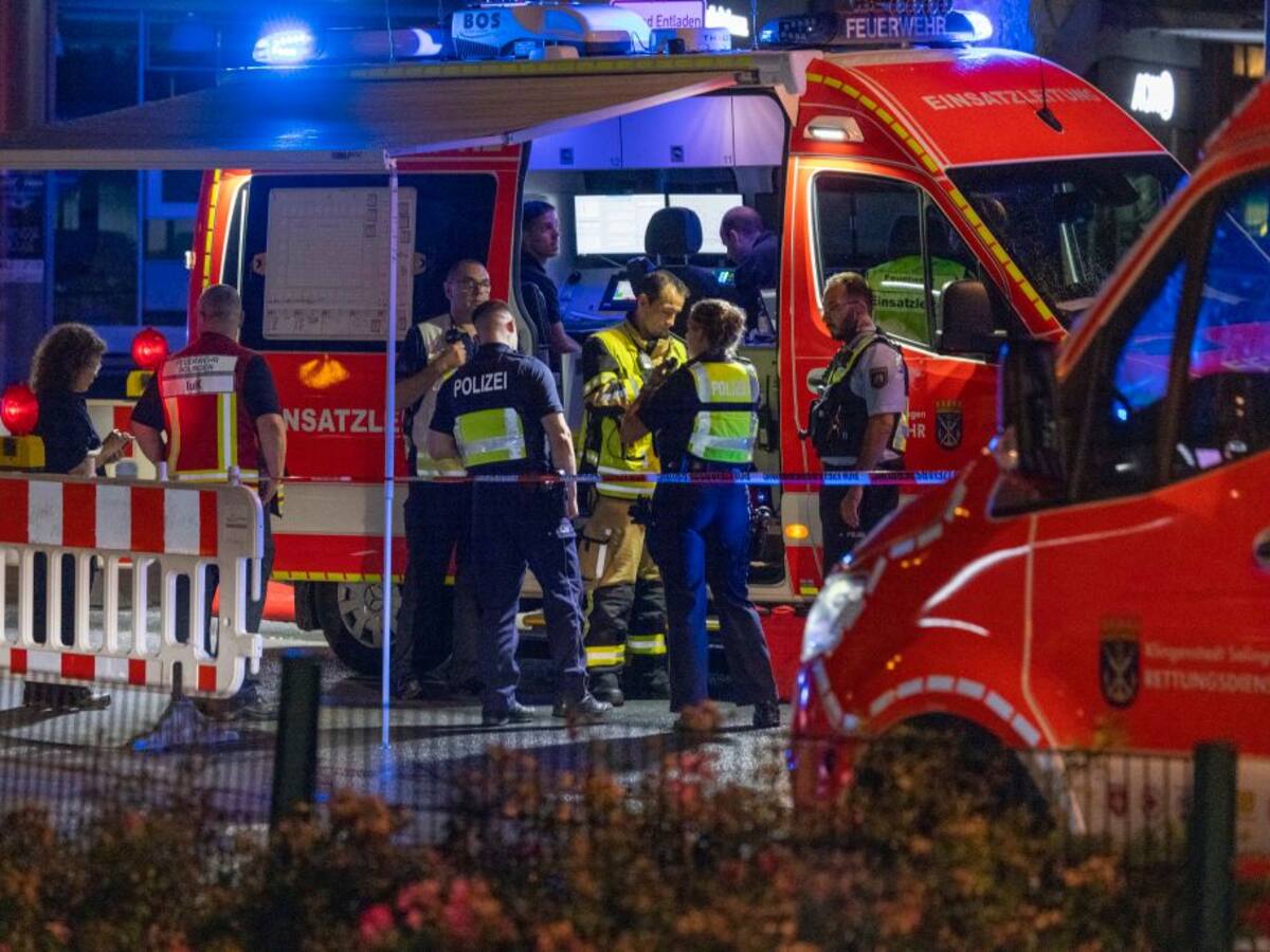 Alemania registra tres muertos y cinco heridos durante un ataque en un festival