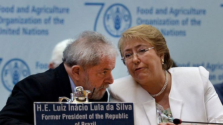 Lula da Silva gestiona apoyo de potencia asiática para candidatura de Bachelet a la Secretaría General de la ONU
