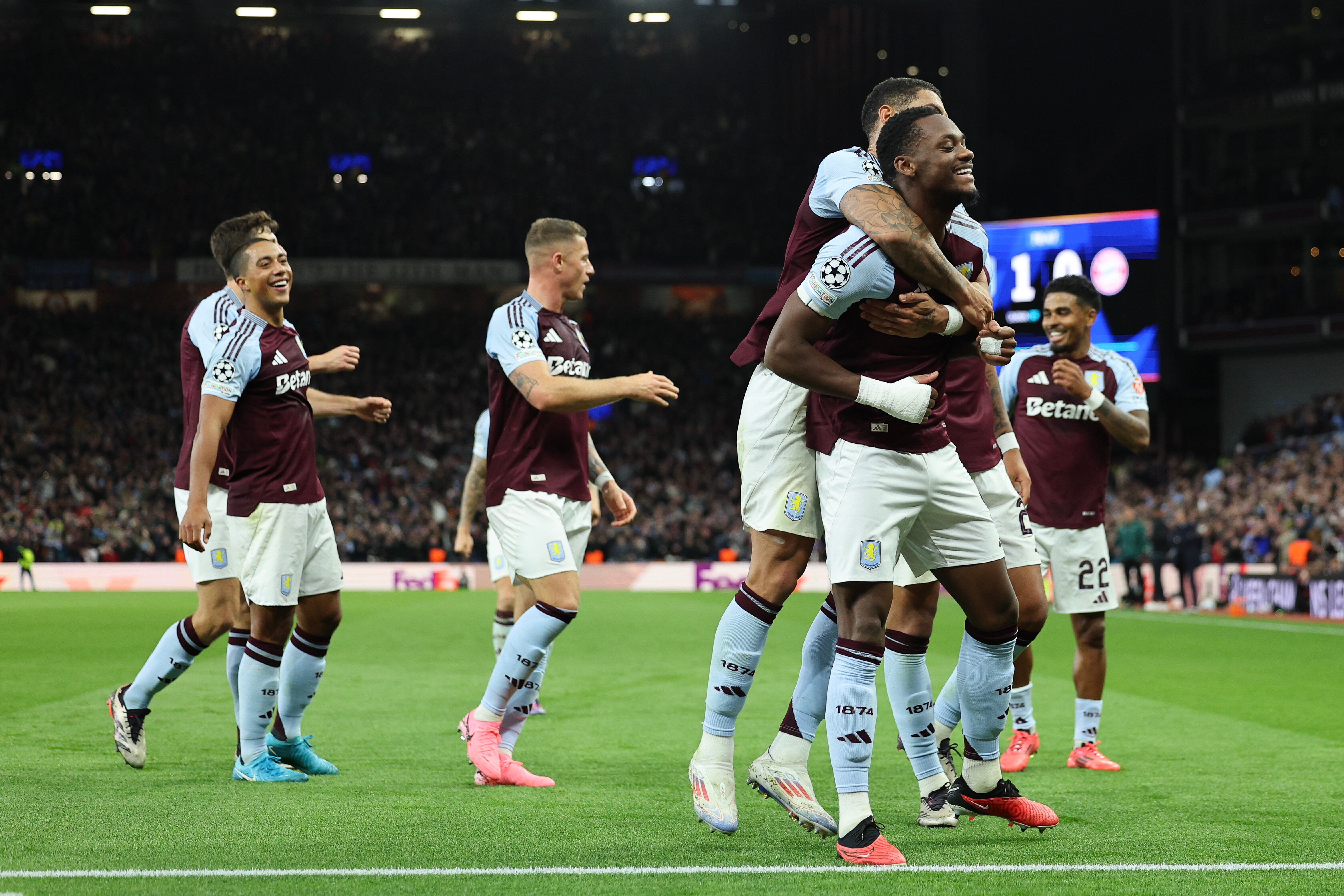 Aston Villa sigue imparable en Europa y ahora derrotó al Bayern Múnich por la Champions League | Getty Images