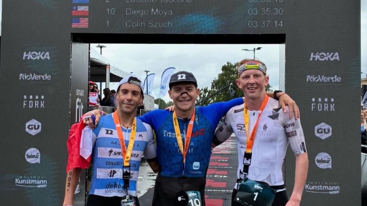 Diego Moya se consagra campeón del Ironman 70.3 de Valdivia: “Vamos a seguir dejando el nombre de Chile en lo más alto”