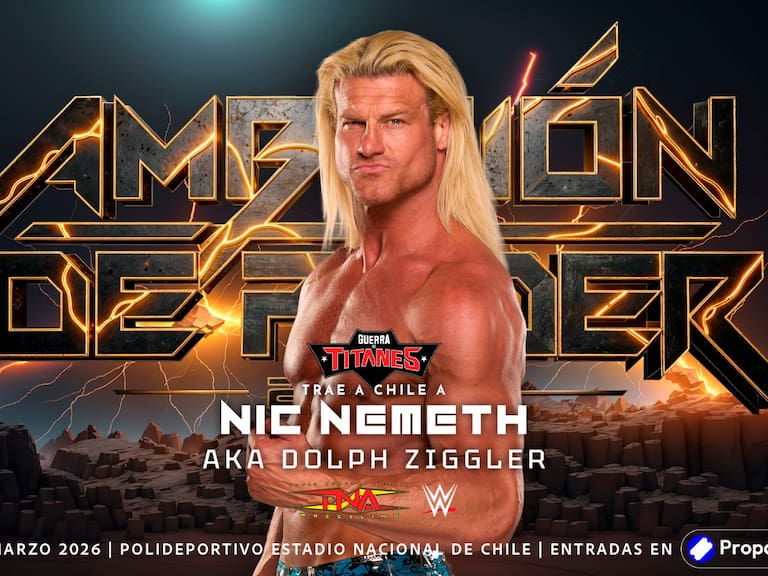 Dolph Ziggler prepara su llegada a Chile para participar en Ambición de Poder 2026
