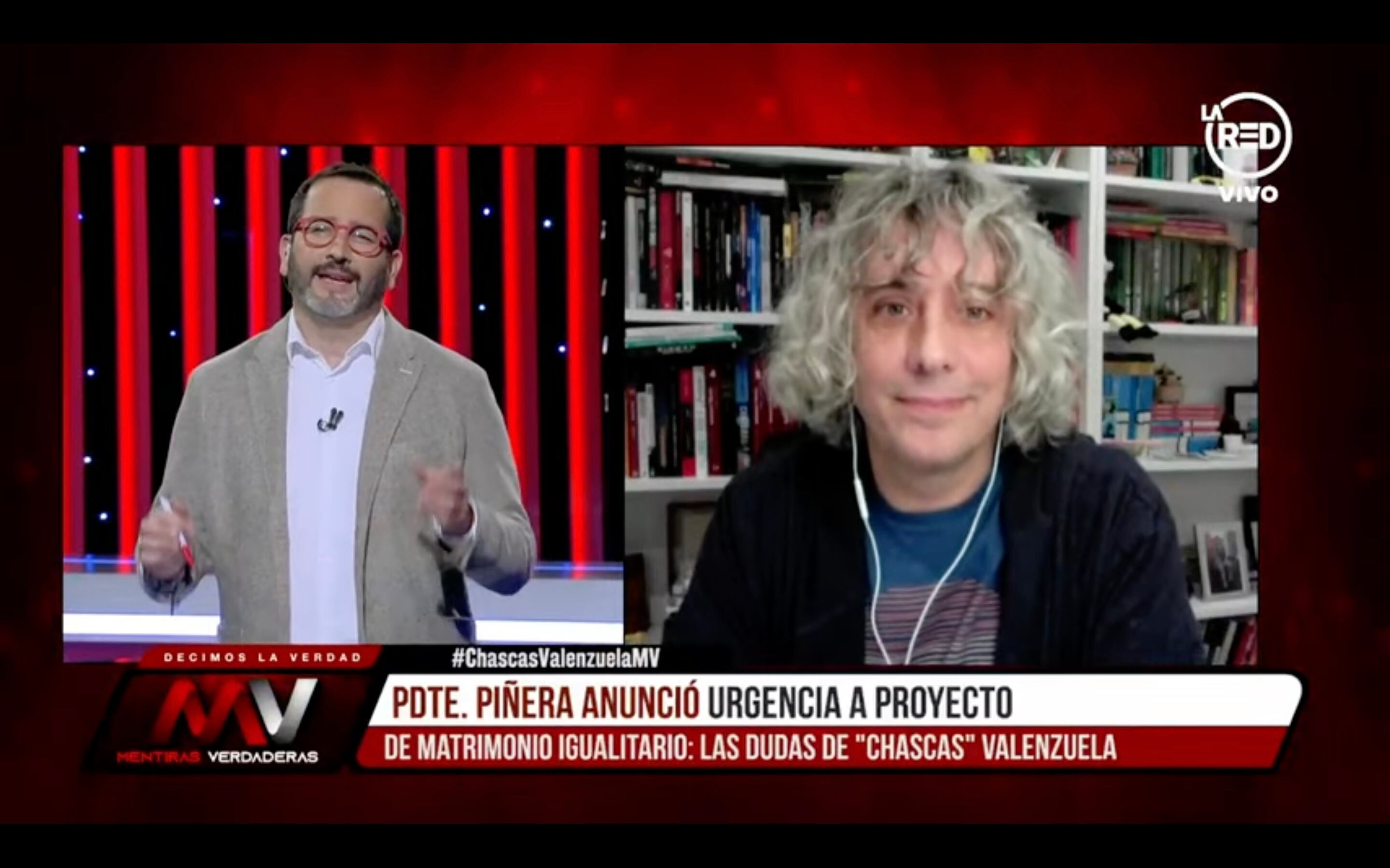 Chascas Valenzuela: "Sería un gran giro de guión que Piñera apruebe el matrimonio igualitario"