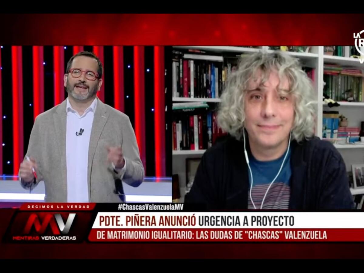 Chascas Valenzuela: «Sería un gran giro de guión que Piñera apruebe el matrimonio igualitario»