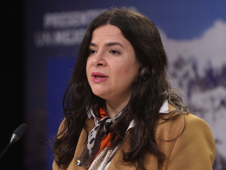 Agencia Uno | La ministra de la Mujer, Antonia Orellana
