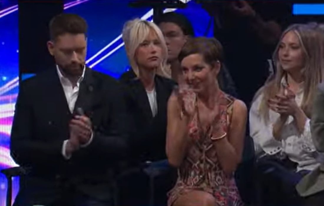 Captura | Vesta Lugg en el público de la final de Gran Hermano