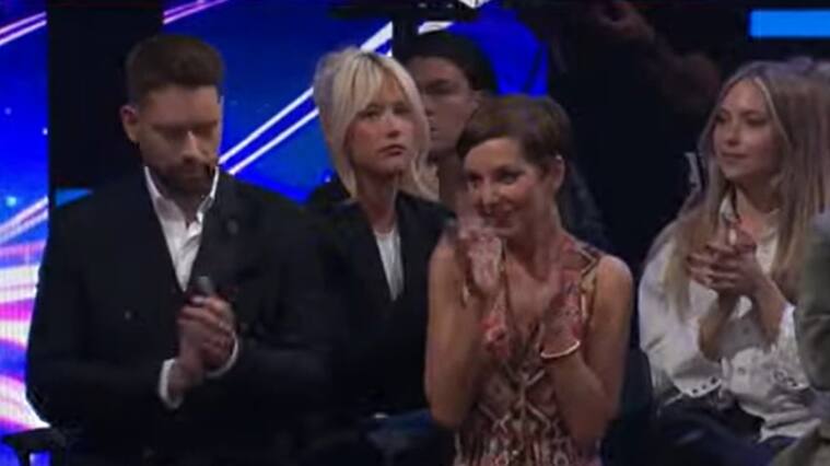 Captura | Vesta Lugg en el público de la final de Gran Hermano