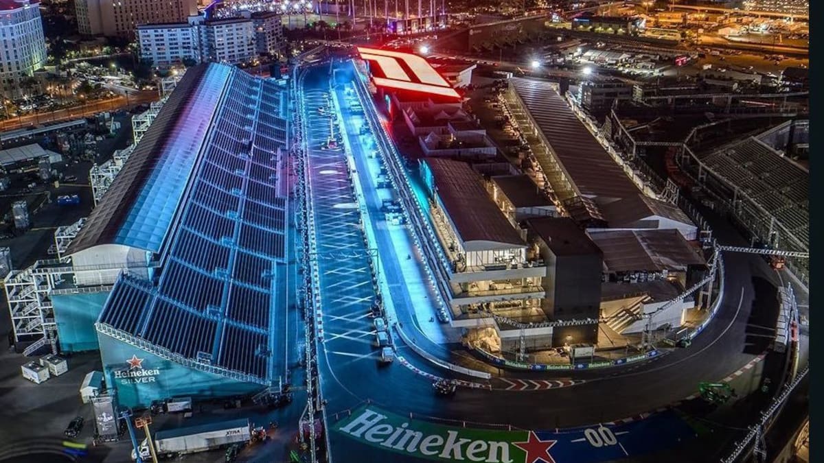 Entremedio del lujo y la entretención: ¿Cómo es el circuito callejero del GP de Las Vegas?