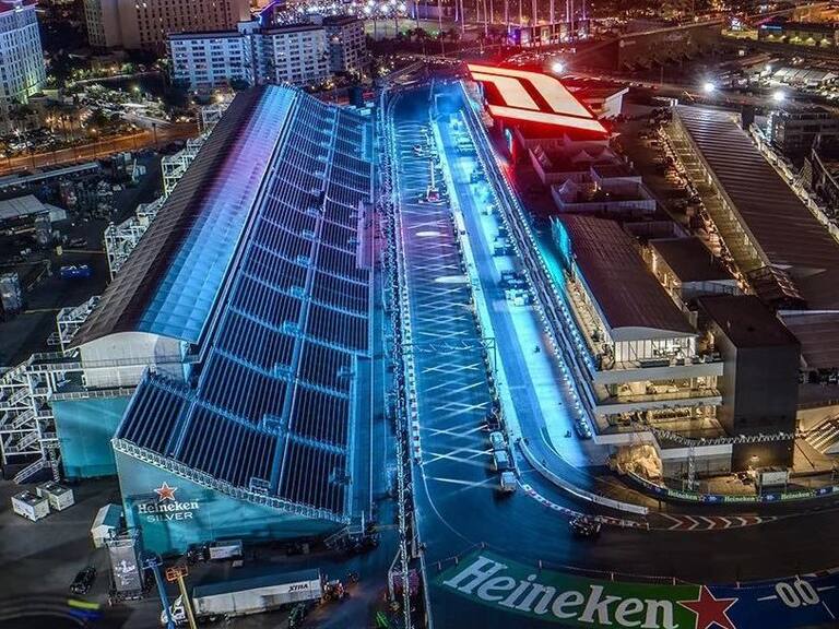 Entremedio del lujo y la entretención: ¿Cómo es el circuito callejero del GP de Las Vegas?