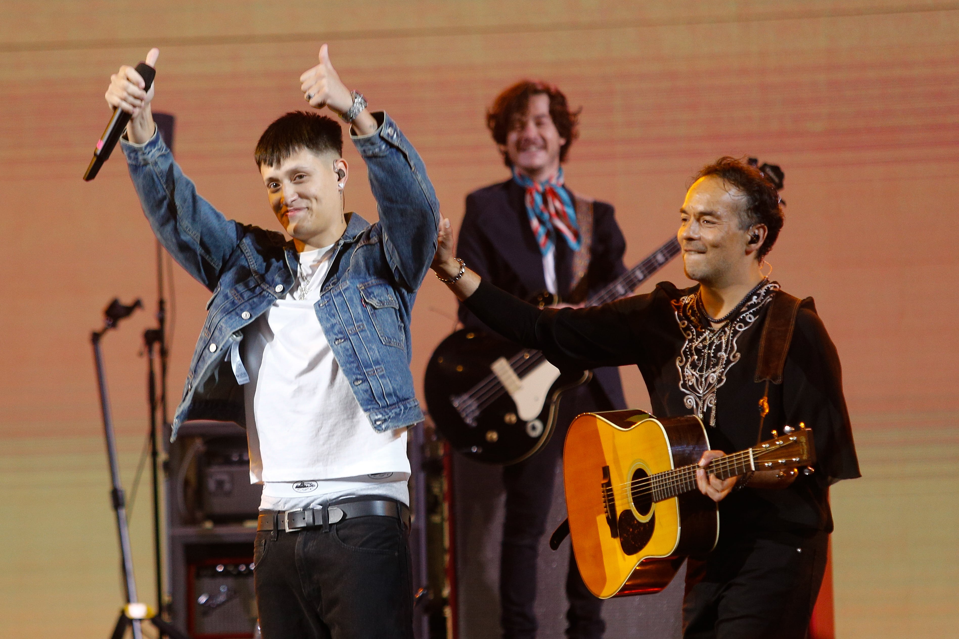 29 DE FEBRERO DE 2024 / VIÑA DEL MAR
Los Bunkers junto a Kidd Voodoo se presentan durante la quinta noche del LXIII Festival Internacional de la Canción de Viña del Mar desde la Quinta Vergara.
FOTO: DIEGO MARTIN /AGENCIAUNO