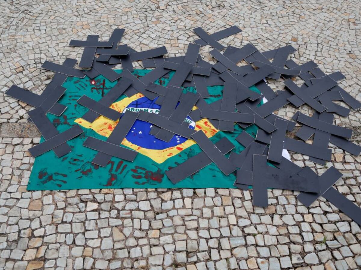 Brasil superó las 576.000 personas fallecidas por el coronavirus Covid-19