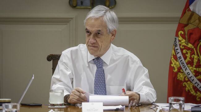 27 de marzo del 2020/SANTIAGOEl Presidente de la Republica, Sebastian Piñera, encabeza la reunión del Comité de Emergencia por el COVID 19 en el Palacio de La Moneda.
FOTO: SEBASTIAN BELTRAN GAETE/AGENCIAUNO