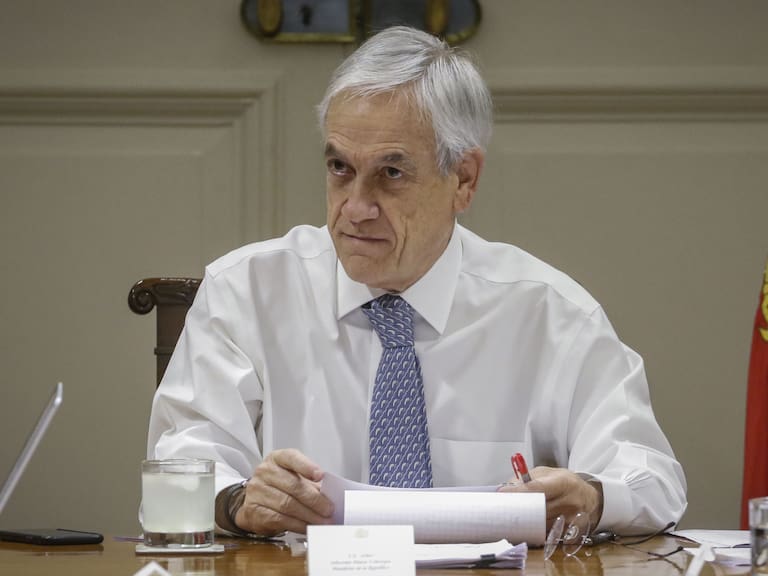 27 de marzo del 2020/SANTIAGOEl Presidente de la Republica, Sebastian Piñera, encabeza la reunión del Comité de Emergencia por el COVID 19 en el Palacio de La Moneda.
FOTO: SEBASTIAN BELTRAN GAETE/AGENCIAUNO