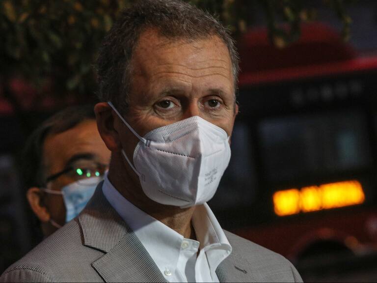 16 de MARZO de 2022/ ÑUÑOAMinistro de Transporte Juan Carlos Muñoz, junto al Subsecretario Cristóbal Pineda y la Directora de Transporte Público Paola Tapia, entregan balance del funcionamiento del transporte público y movilidad en los primeros días de marzo y fiscalización de vía exclusivas
FOTO: DIEGO MARTIN/AGENCIAUNO