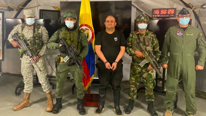 Este sábado fue capturado alias Otoniel el más buscado de Colombia