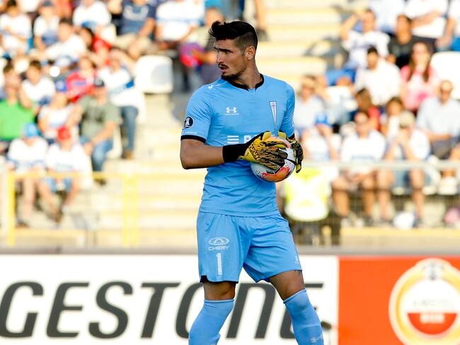 10 de Marzo del 2020/SantiagoMatías Dituro(c) ,durante el partido valido por la Fase de Grupos de la Conmebol Libertadores 2020, entre Universidad Catolica vs America de Cali, disputado en el Estadio San Carlos de Apoquindo.
FOTO:FRANCISCO LONGA/AGENCIAUNO