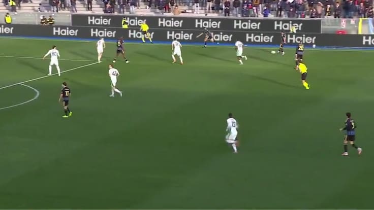 Felipe Loyola debutó en la Serie A y marcó diferencia de inmediato: esto hizo en el único gol del Pisa