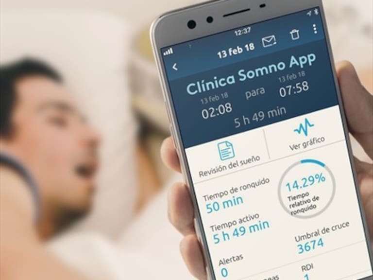 «Clínica Somno App»: La aplicación que permite monitorear el ciclo completo del sueño