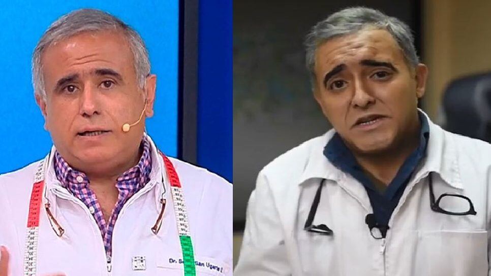 Dr. Ugarte y Felipe Parra